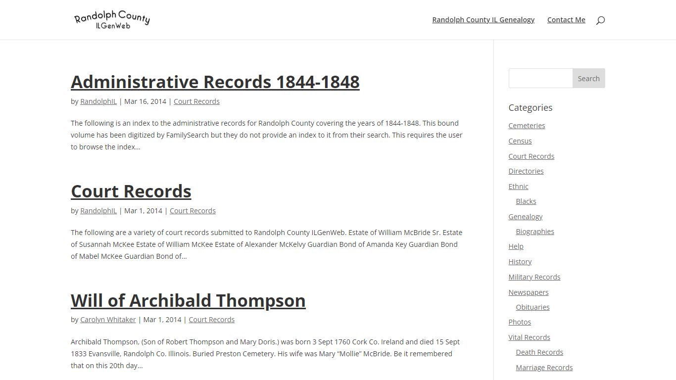 Court Records | Randolph Illinois GenWeb